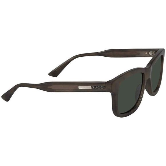 NEW Gucci Green Rectangular Men's Sunglasses - Picture 3 of 4